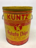 Kunts Chip tin with Lid, Two Pound Tin!
