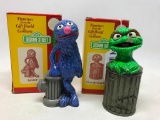(2) 1976 Sesame Street Figures W/Boxes By Gorham