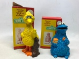 (2) 1976 Sesame Street Figures W/Boxes By Gorham