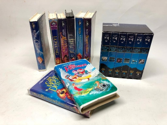 Group Of Disney & Space VHS