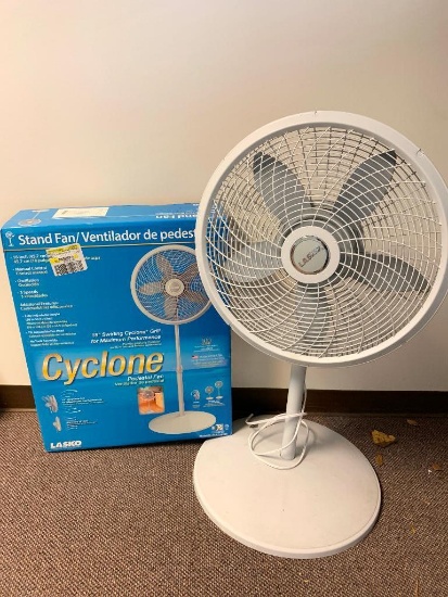 Adjustable Cyclone Floor Fan w/Box