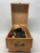 Oak Cased Shoe Shine Kit