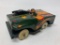 Vintage Tin Friction Military Car