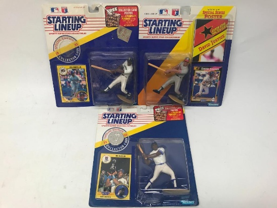 1991 Bo Jackson & 1992 Dave Justice Starting Lineups On Cards