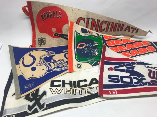 (5) 1990's Pennants + Some Misc. Items