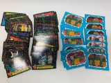 90 Teenage Mutant Ninja Turtle Cards, Trademark 1989 Mirage Studio and 18 Stickers