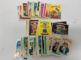 Set of Garbage Pail Kids, 1986 Cards from 84-124 Incomplete Set, Missing Cards, Multiple of Others
