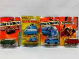 (4) Matchbox 1/64th. Scale Diecast VW Vans Mint On Cards