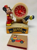 Bradley WDP Mickey & Donald Battery Operated Clock & Wallet