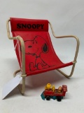 1960's Snoopy Chair & Charlie Brown Train