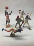 (5) Starting Lineup Action Figures