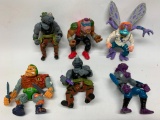 (6) 1989 Mutant Ninja Turtle Figures