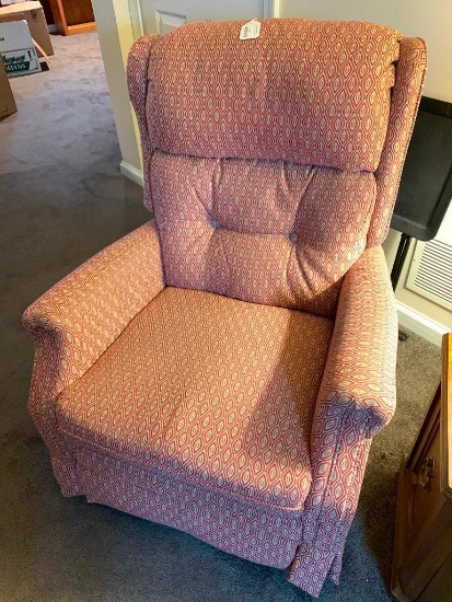 Vintage Upholstered Recliner/Base Rocker