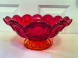 Amberina Glass Bowl In 