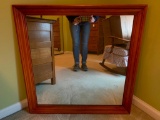 Maple Framed Wall Mirror