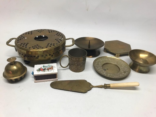 Group Of Brass Items