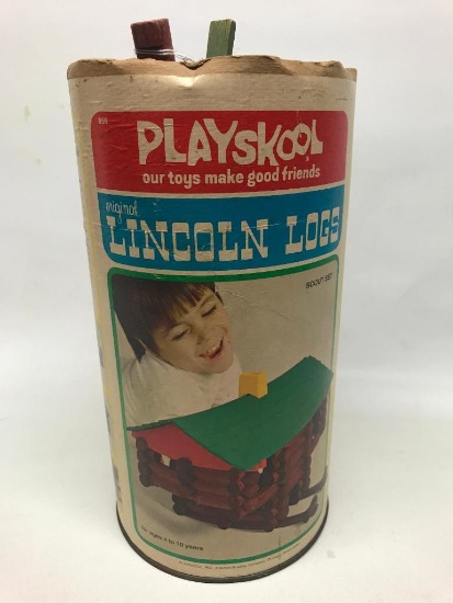 Vintage Playskool Lincoln Logs "Scout Set"