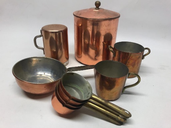 Nice Group Of Copper Items