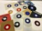 Group of Vintage 45 RPM Records with More Rare Labels Including King, Boo,Blue Note, A-T Records Etc