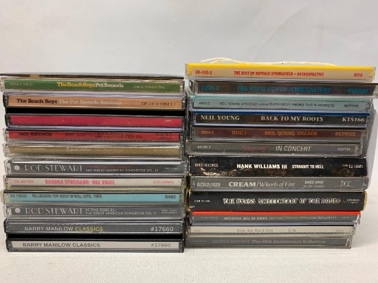 20 CDs and CD Sets of Various Styles of Music