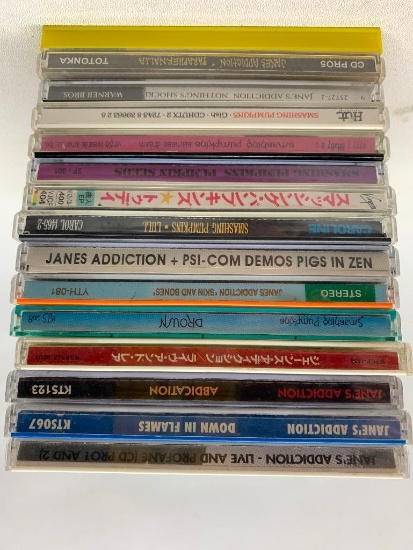 15 Janes Addiction and Smashing Pumpkins Cd's