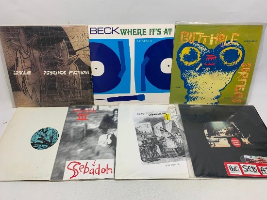 7 Alternative 33 RPM Records