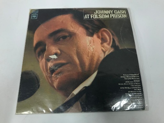 Johnny Cash, At Folsom Prison, 33 RPM Record