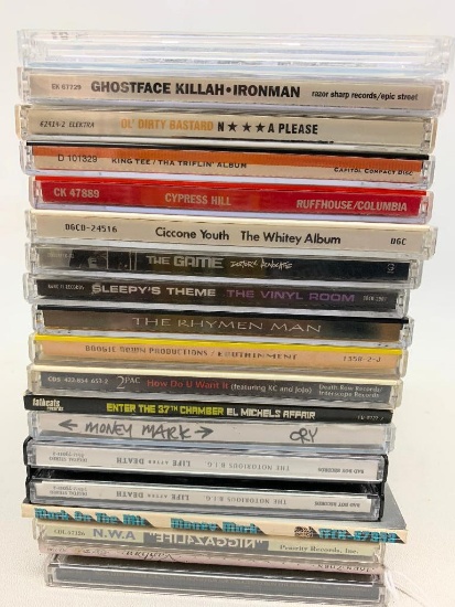 Group of 18 Rap Cds
