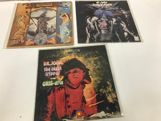 Three Doctor John 33 RPM Albums