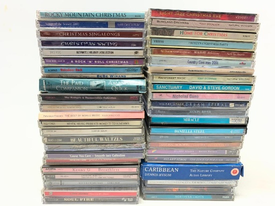 Group of 40 Jazz, Christmas and More CDs