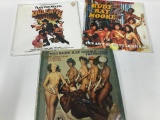 Three Rudy Ray Moore 33 RPM Albums, Dolemite, This Ain't No White Christmas and The Cockpit