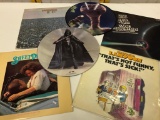 Group of Movie Related 33 RPM Records, Star Wars, Wattstax and More
