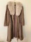 Vintage Ladies Full Length Mink Coat By Roark's Furs