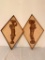 (2) 1960's Era Carved Wooden Wall Plaques