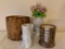 Group W/Misc. Ceramics & Porcelain Flower Vase