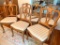 (6) Frrench Provencial Dining Room Chairs Incl.(2) Hostess Chairs