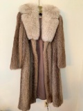 Vintage Ladies Full Length Mink Coat By Roark's Furs