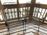(2) Iron Patio Chairs