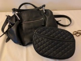 Heshe Black Leather Purse & Talbots Purse