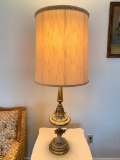 Vintage Stiffel Lamp W/Shade