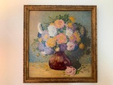 Antique Oil On Board Signed 