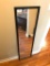 Four Foot Tall Full Length Mirror with Black Frame