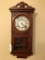 Oak Cased Wall Clock By Time Mfg.