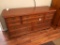 Bassett Furniture 10-Drawer Oak Dresser !NICE!