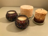 Group Of Larger Candles