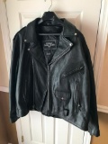 Size 58 T, Men's, Leather Gallery, Leather, Thinsulated Riding Coat with Belt