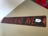 Shovel head Street Sign, 3 Feet Long