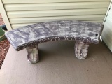 Concrete Bench, 52 Inches Wide!