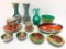 Group Of Oriental Porcelain Souvenir Vases & More