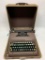 Vintage Smith-Corona Typewriter In Case